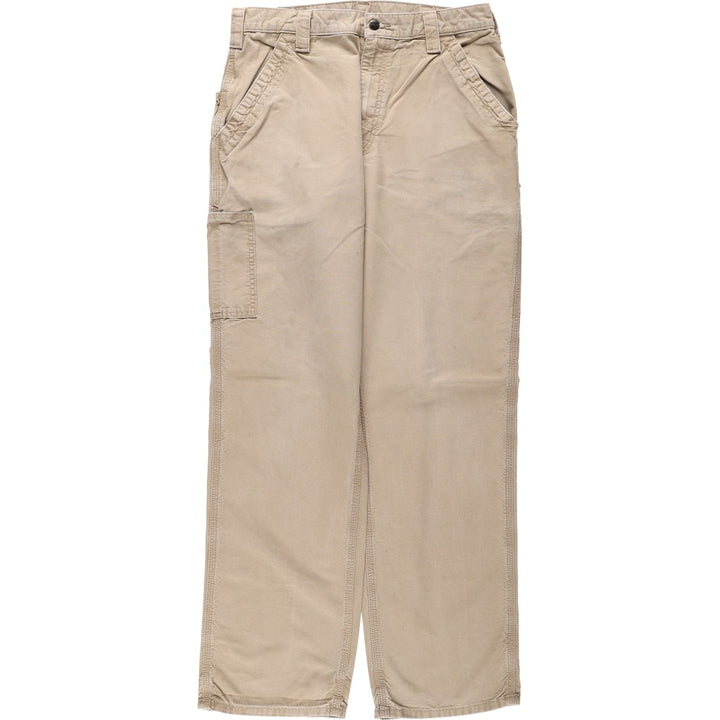 Carhartt Loose Original Fit Duck Painter Pants, Men's, W33 equivalent cotton Beige type Vintage Second Hand