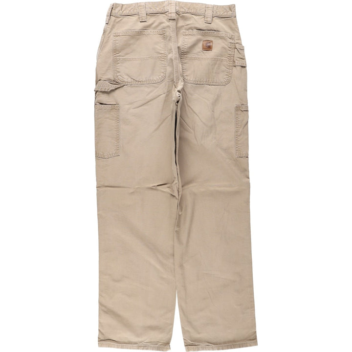Carhartt Loose Original Fit Duck Painter Pants, Men's, W33 equivalent cotton Beige type Vintage Second Hand