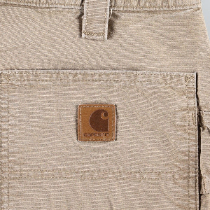 Carhartt Loose Original Fit Duck Painter Pants, Men's, W33 equivalent cotton Beige type Vintage Second Hand