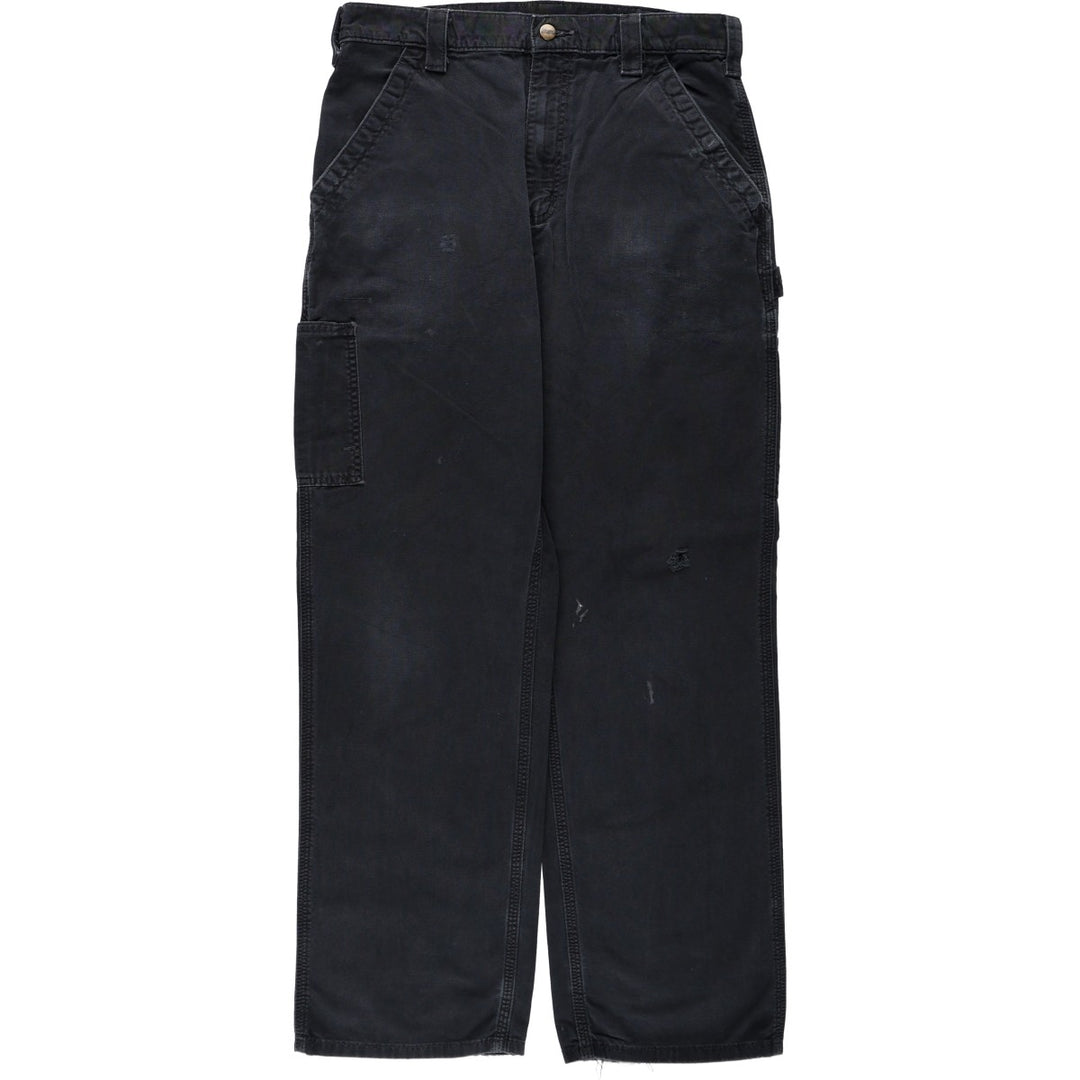 Carhartt Loose Original Fit Duck Painter Pants, Men's, W34 equivalent cotton black type Vintage Second Hand