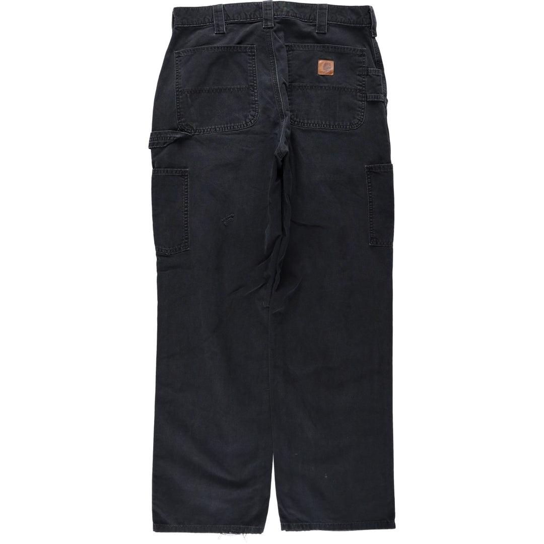 Carhartt Loose Original Fit Duck Painter Pants, Men's, W34 equivalent cotton black type Vintage Second Hand