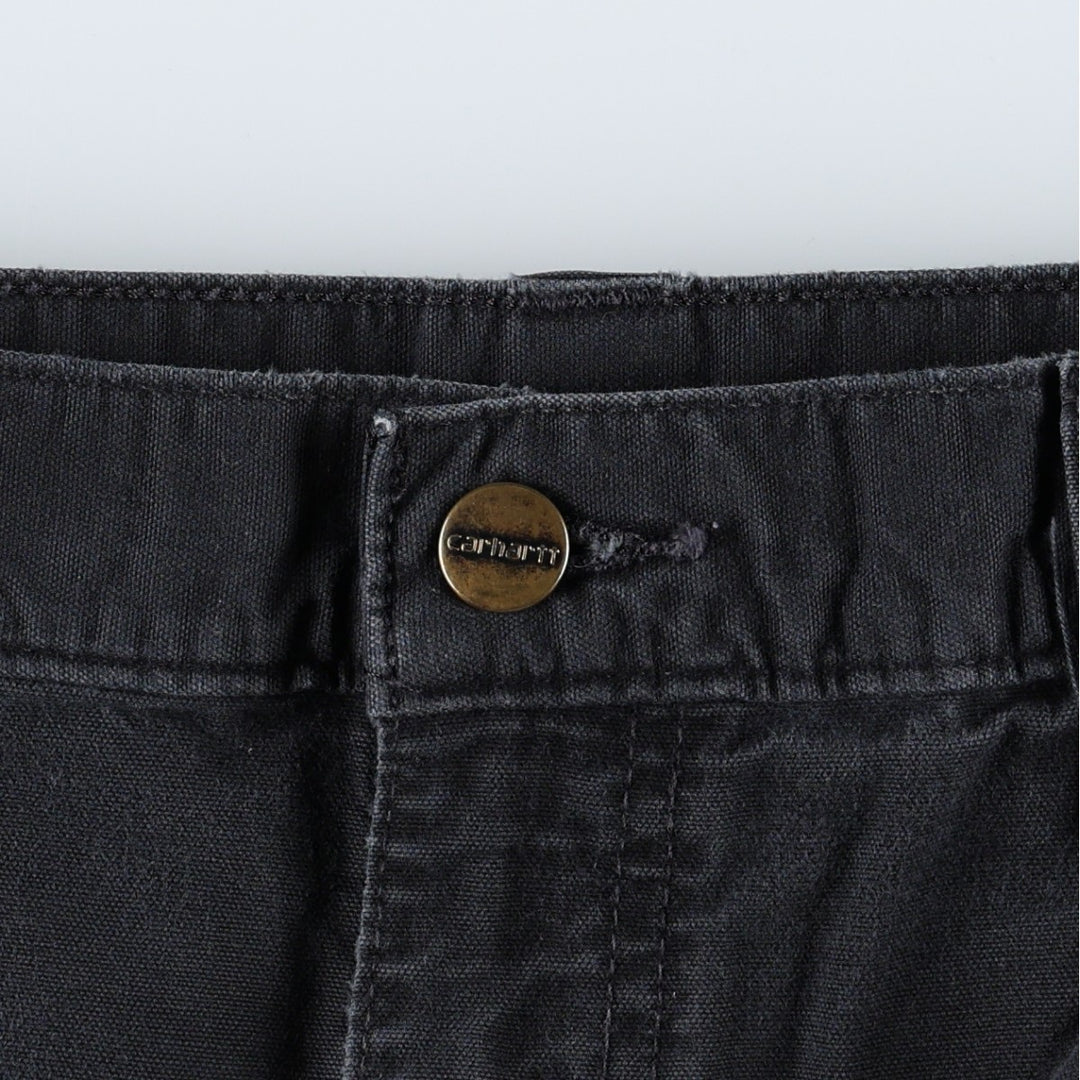 Carhartt Loose Original Fit Duck Painter Pants, Men's, W34 equivalent cotton black type Vintage Second Hand