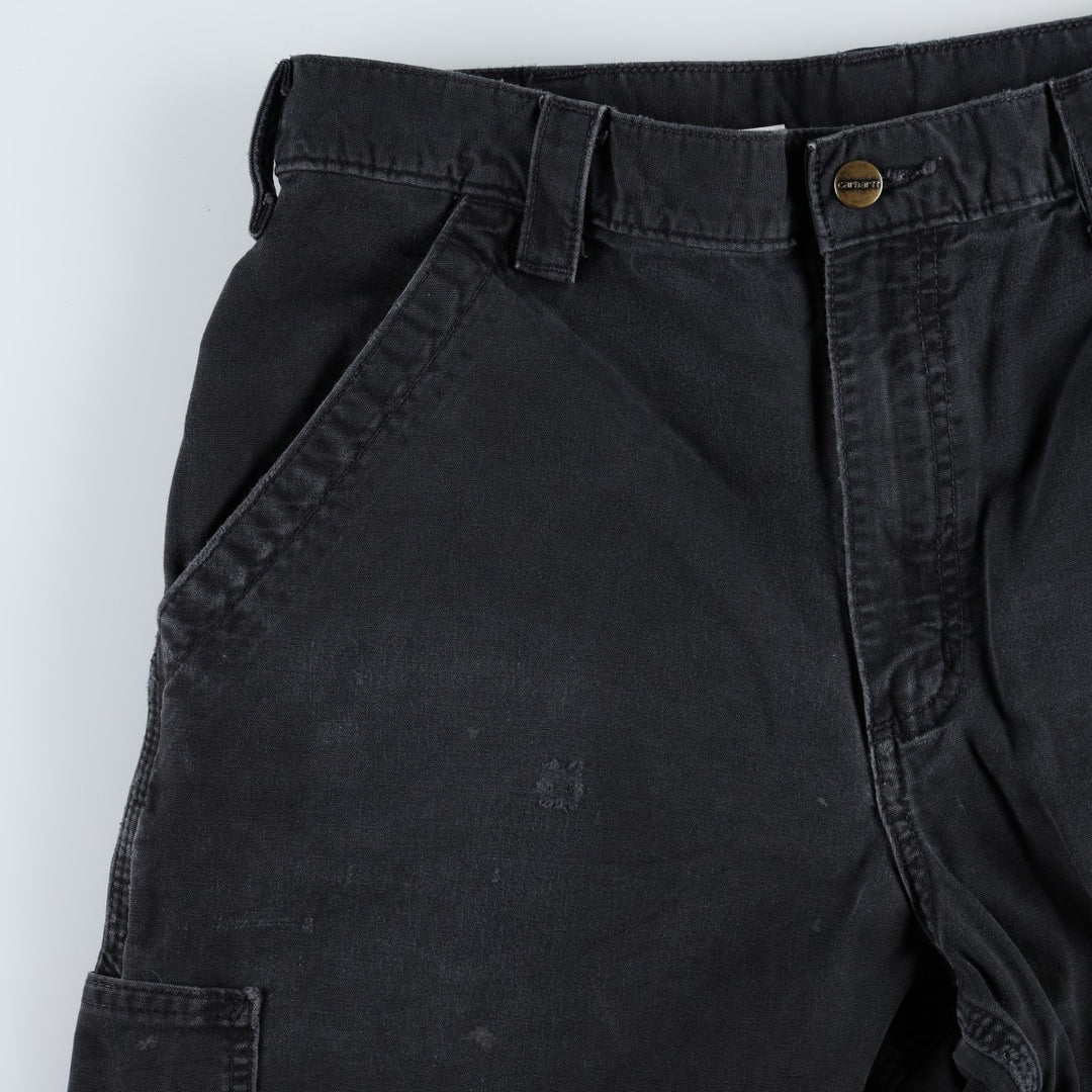 Carhartt Loose Original Fit Duck Painter Pants, Men's, W34 equivalent cotton black type Vintage Second Hand