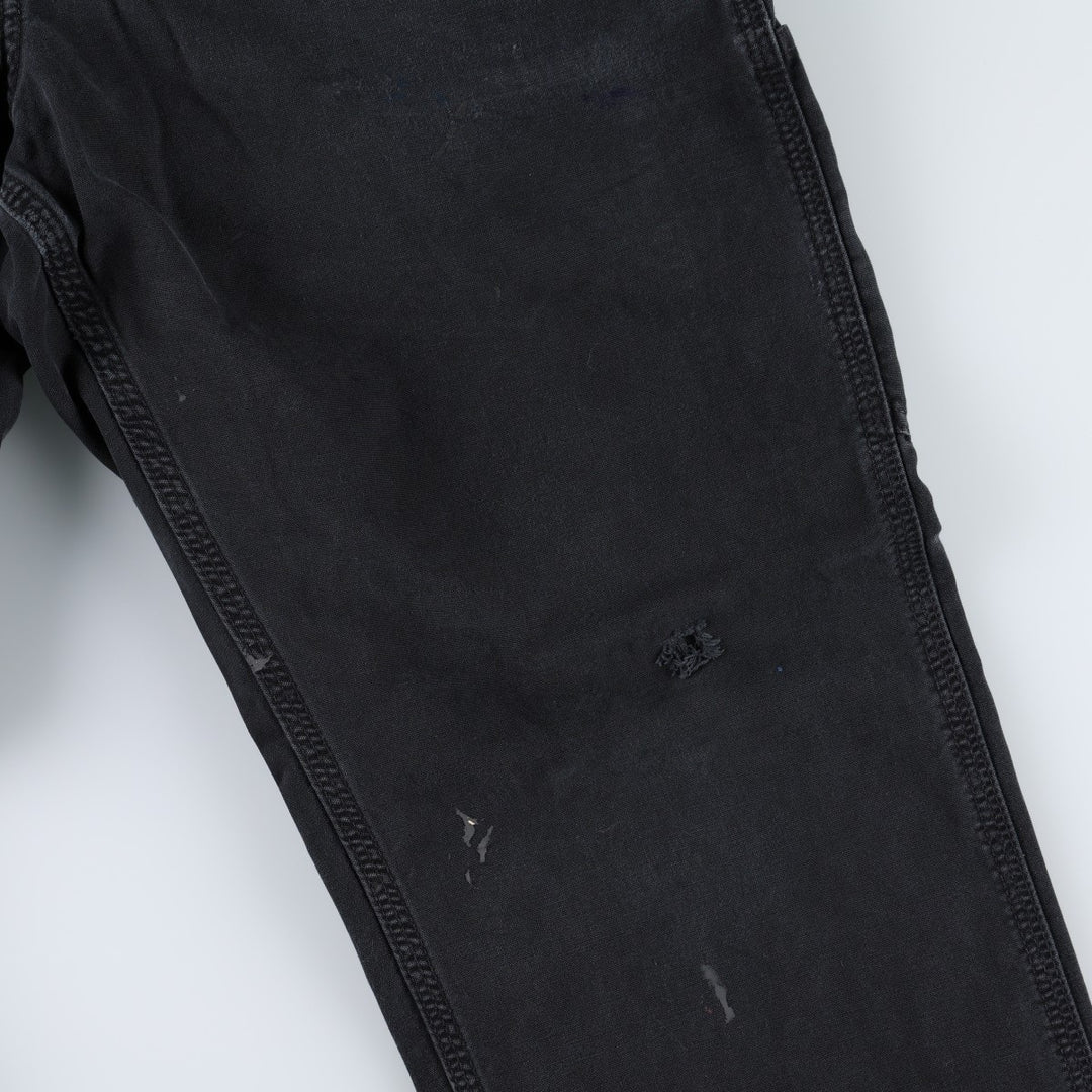 Carhartt Loose Original Fit Duck Painter Pants, Men's, W34 equivalent cotton black type Vintage Second Hand