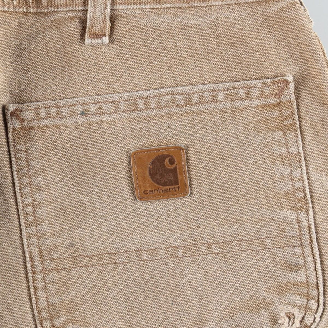 Carhartt Loose Original Fit Duck Painter Pants, Men's, W34 equivalent cotton brown type Vintage Second Hand
