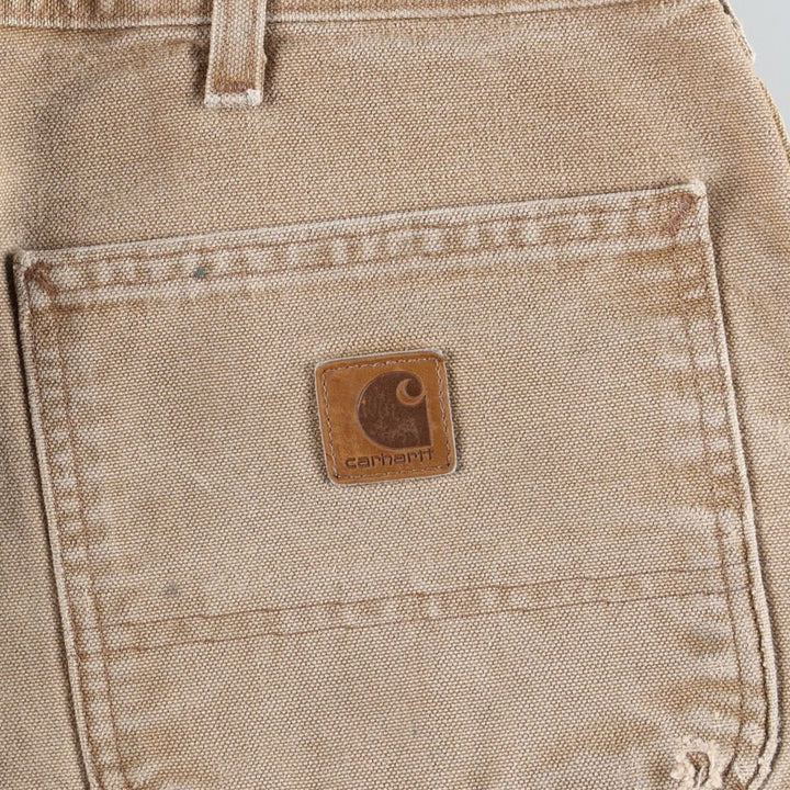 Carhartt Loose Original Fit Duck Painter Pants, Men's, W34 equivalent cotton brown type Vintage Second Hand