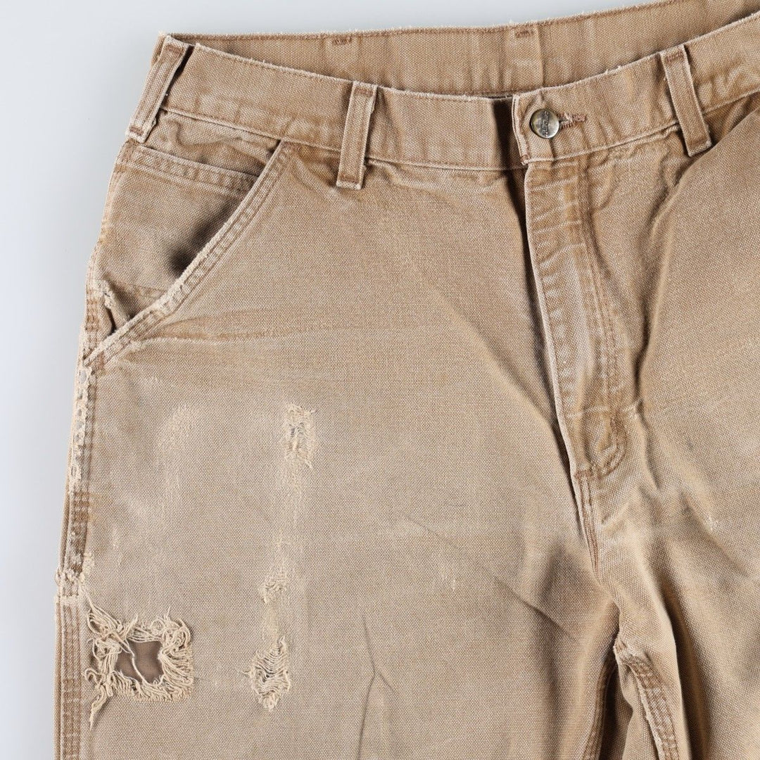 Carhartt Loose Original Fit Duck Painter Pants, Men's, W34 equivalent cotton brown type Vintage Second Hand
