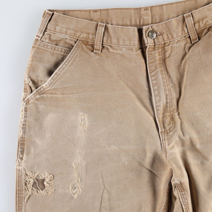 Carhartt Loose Original Fit Duck Painter Pants, Men's, W34 equivalent cotton brown type Vintage Second Hand