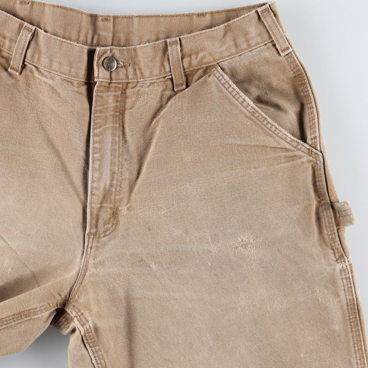 Carhartt Loose Original Fit Duck Painter Pants, Men's, W34 equivalent cotton brown type Vintage Second Hand