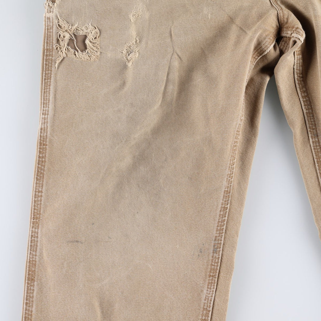 Carhartt Loose Original Fit Duck Painter Pants, Men's, W34 equivalent cotton brown type Vintage Second Hand