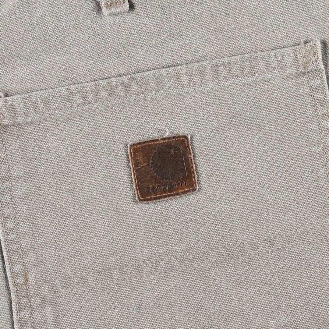 00'S Carhartt Dungaree Fit Duck Painter Pants Men's W32 equivalent cotton Beige type Vintage Second Hand