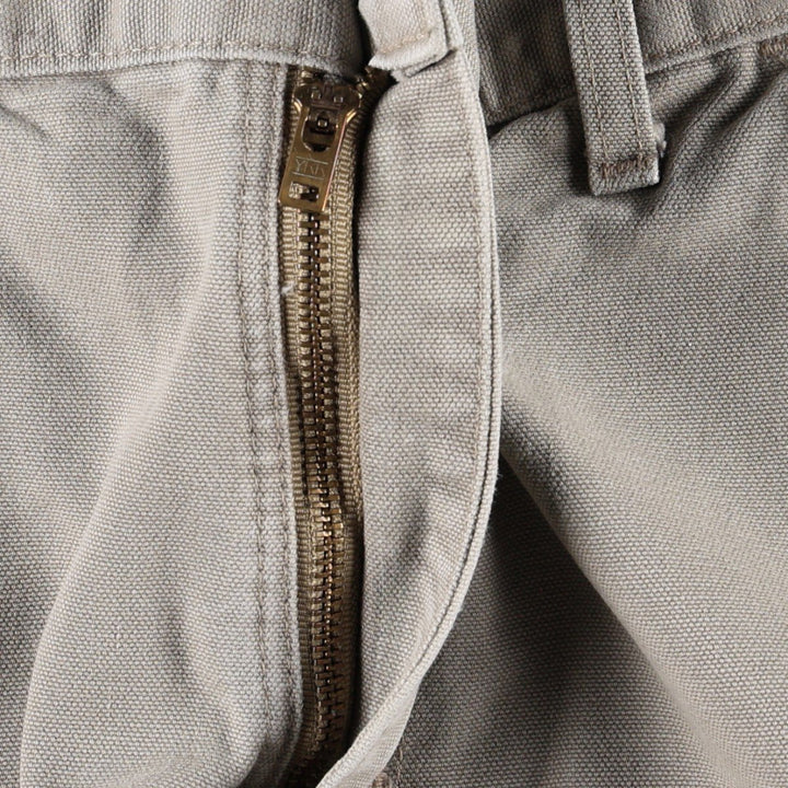 00'S Carhartt Dungaree Fit Duck Painter Pants Men's W32 equivalent cotton Beige type Vintage Second Hand