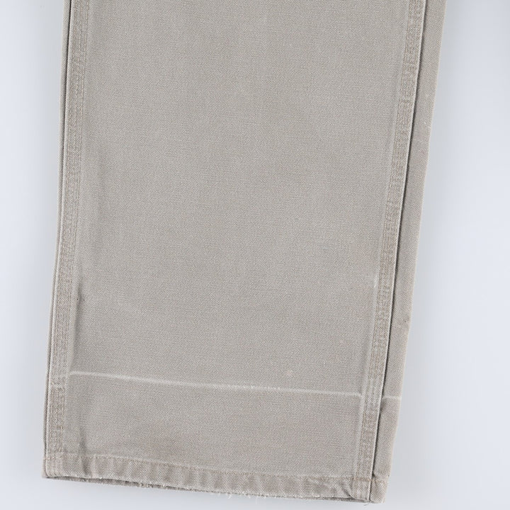 00'S Carhartt Dungaree Fit Duck Painter Pants Men's W32 equivalent cotton Beige type Vintage Second Hand