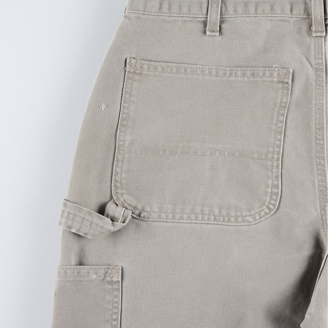 00'S Carhartt Dungaree Fit Duck Painter Pants Men's W32 equivalent cotton Beige type Vintage Second Hand