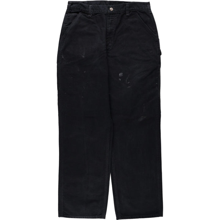 Carhartt Original Dungaree Fit Duck Painter Pants, Men's, W32 equivalent cotton black type Vintage Second Hand