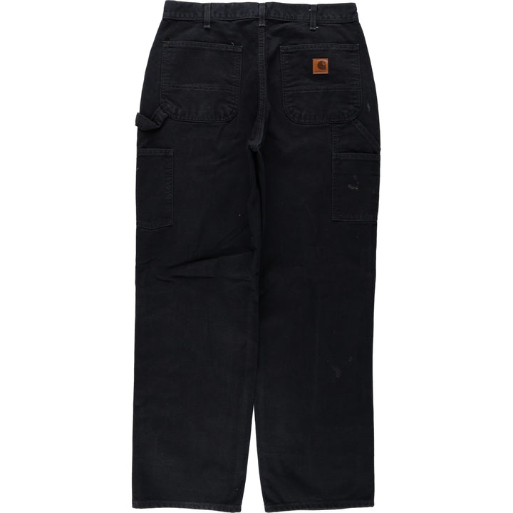 Carhartt Original Dungaree Fit Duck Painter Pants, Men's, W32 equivalent cotton black type Vintage Second Hand