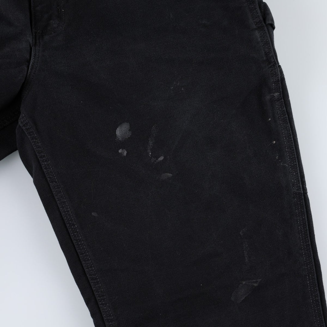 Carhartt Original Dungaree Fit Duck Painter Pants, Men's, W32 equivalent cotton black type Vintage Second Hand