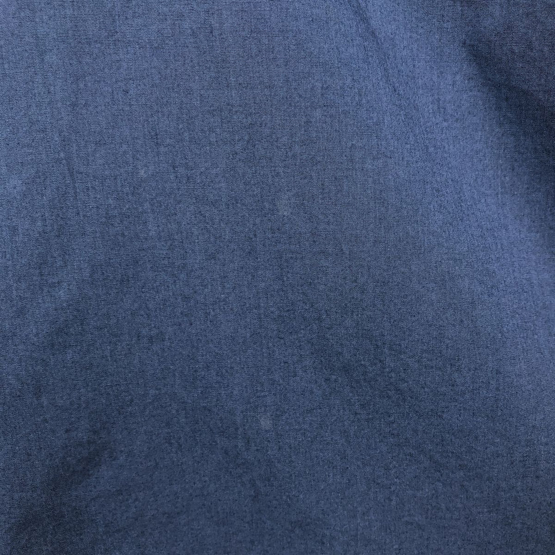 Columbia PFG Hidden Button-Down Short Sleeve Fishing Shirt, Men's Medium cotton blue type Vintage Second Hand