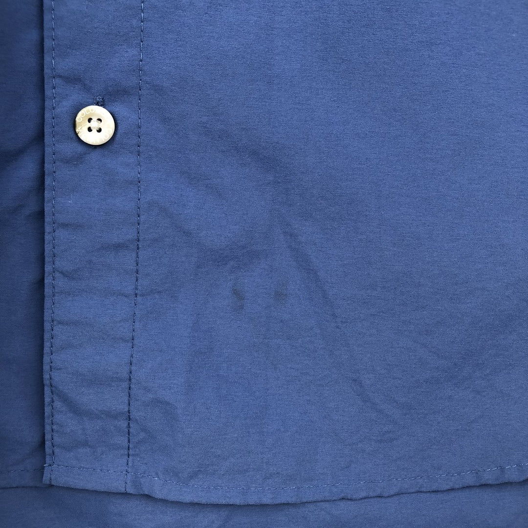 Columbia PFG BAHAMA OMNI-SHADE Omni-Shade Button-Down Short Sleeve Fishing Shirt, Men's XL Nylon blue type Vintage Second Hand