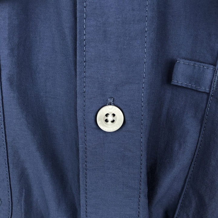 Columbia PFG OMNI-SHADE Omni-Shade Button-down Short Sleeve Fishing Shirt, Men's Size L Nylon blue type Vintage Second Hand