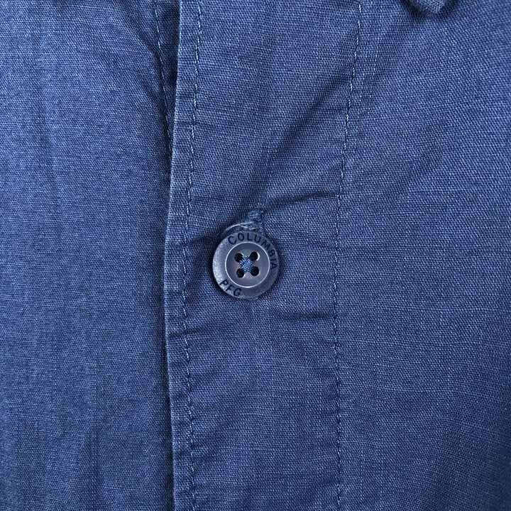 Columbia PFG Short Sleeve Fishing Shirt, Men's XL cotton blue type Vintage Second Hand