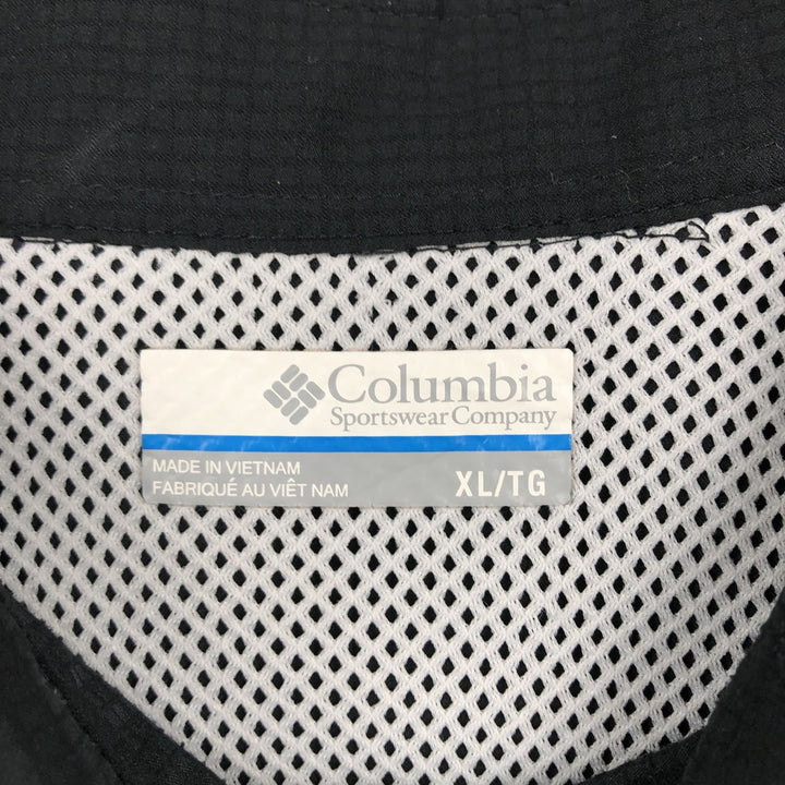 Columbia PFG OMNI-SHADE Omni-Shade Button-Down Short Sleeve Fishing Shirt Men's XL polyester black type Vintage Second Hand