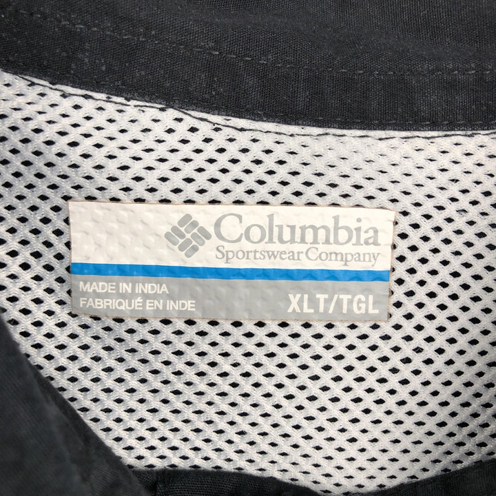 Columbia PFG Short Sleeve Fishing Shirt, Men's XL cotton black type Vintage Second Hand