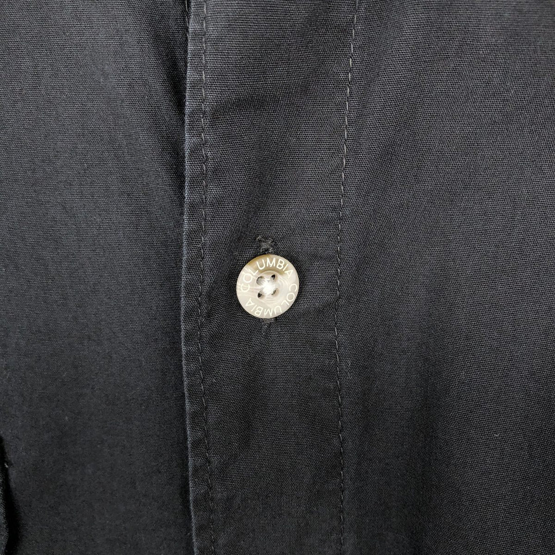 Columbia PFG Short Sleeve Fishing Shirt, Men's XL cotton black type Vintage Second Hand