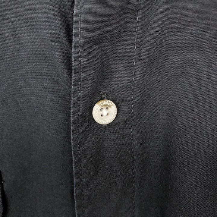Columbia PFG Short Sleeve Fishing Shirt, Men's XL cotton black type Vintage Second Hand