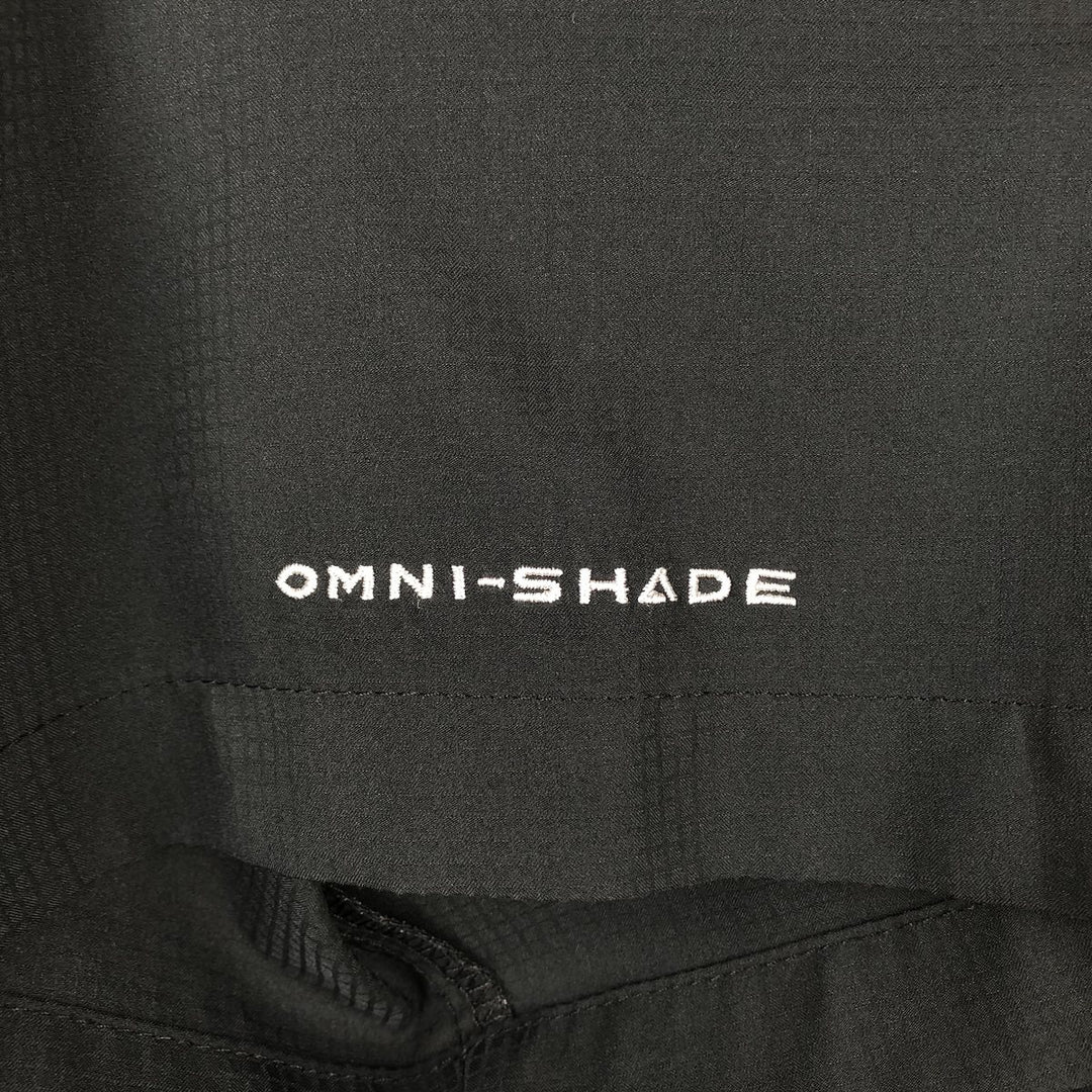 Columbia PFG TAMIAMI OMNI-SHADE Omni-Shade Button-down Short Sleeve Fishing Shirt Men's XL polyester black type Vintage Second Hand