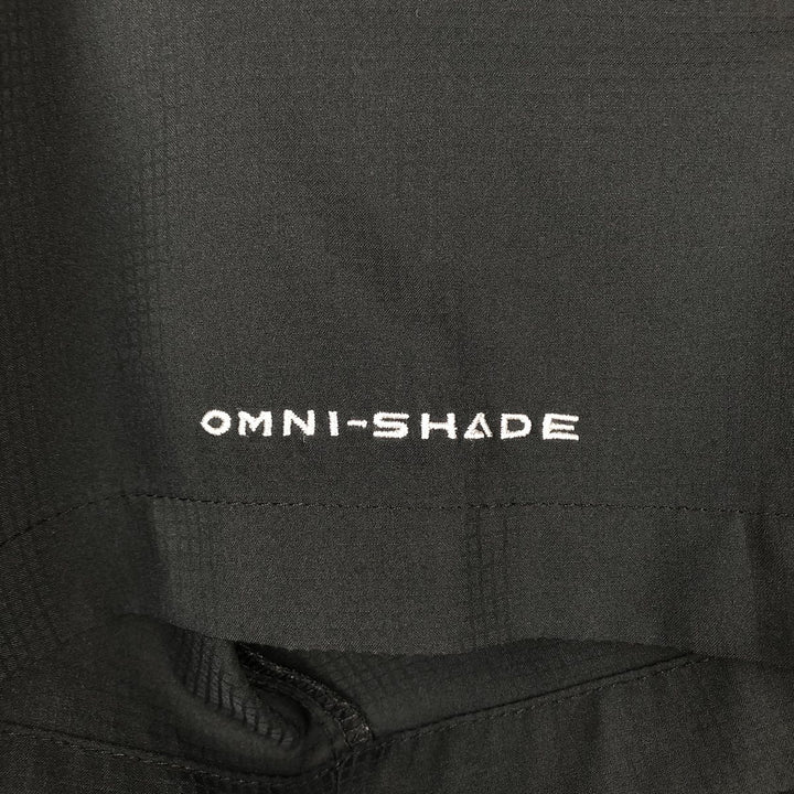 Columbia PFG TAMIAMI OMNI-SHADE Omni-Shade Button-down Short Sleeve Fishing Shirt Men's XL polyester black type Vintage Second Hand