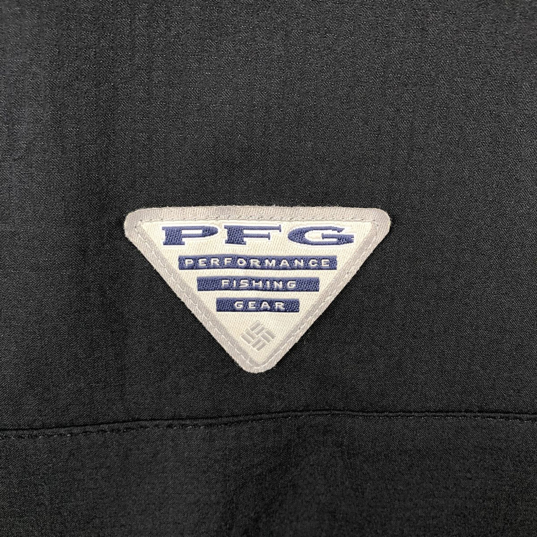 Columbia PFG TAMIAMI OMNI-SHADE Omni-Shade Button-down Short Sleeve Fishing Shirt Men's XL polyester black type Vintage Second Hand