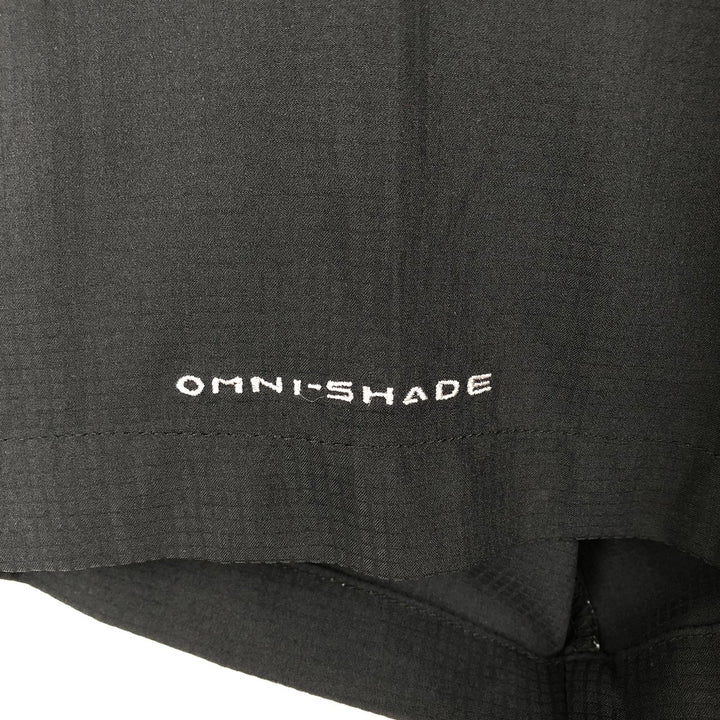 Columbia PFG OMNI-SHADE Omni-Shade Button-Down Short Sleeve Fishing Shirt Men's XL polyester black type Vintage Second Hand