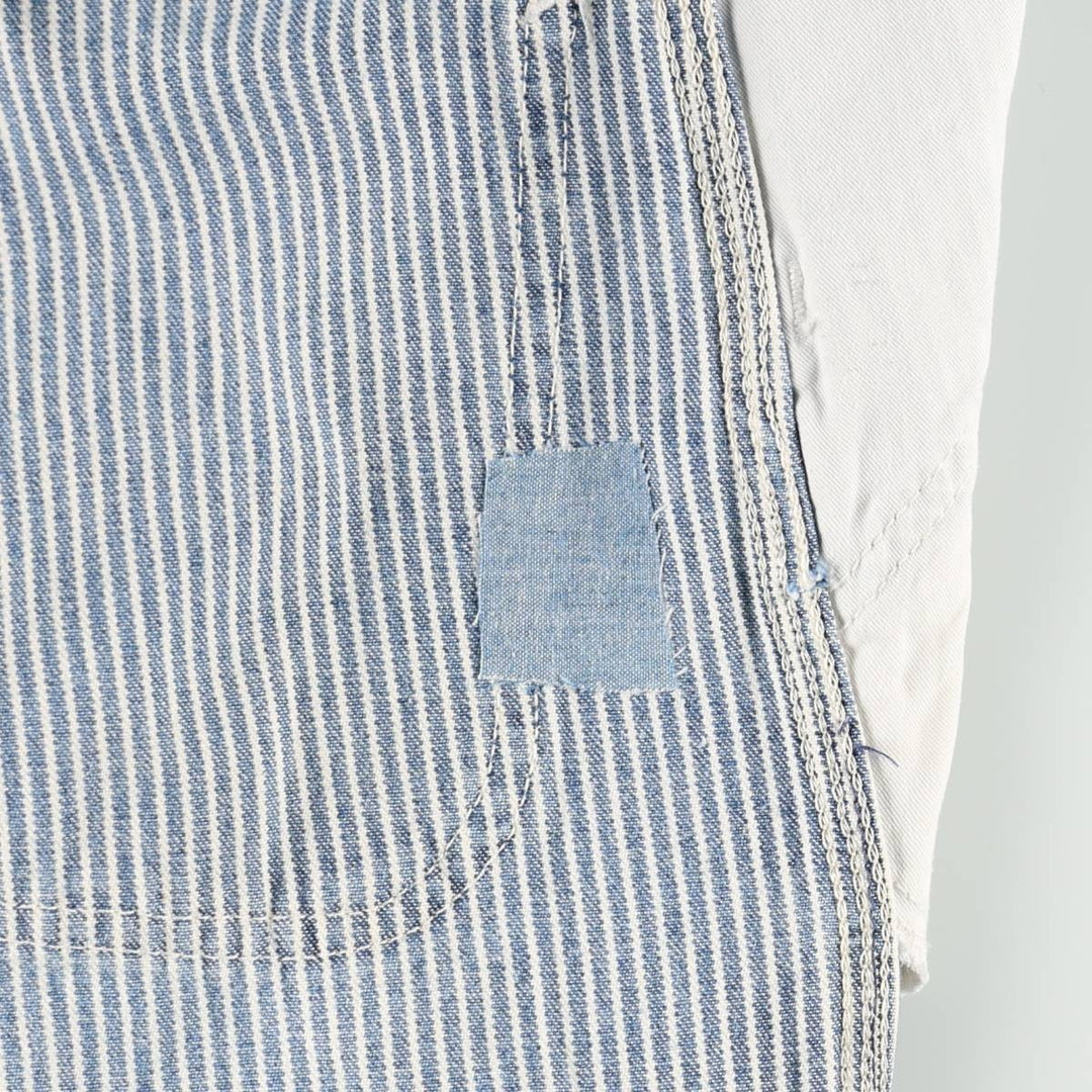 Carhartt hickory stripe denim painter pants, men's size W32 (approx.) unclear blue type Vintage Second Hand