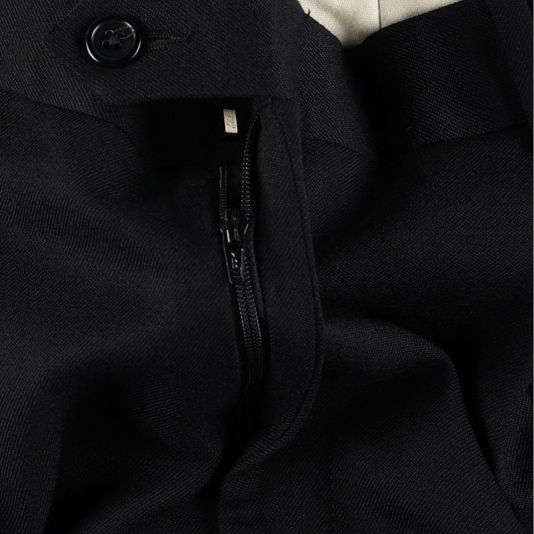 Pendleton PENDLETON Two-pleat wool trousers, men's size W32 (approx.) wool black type Vintage Second Hand