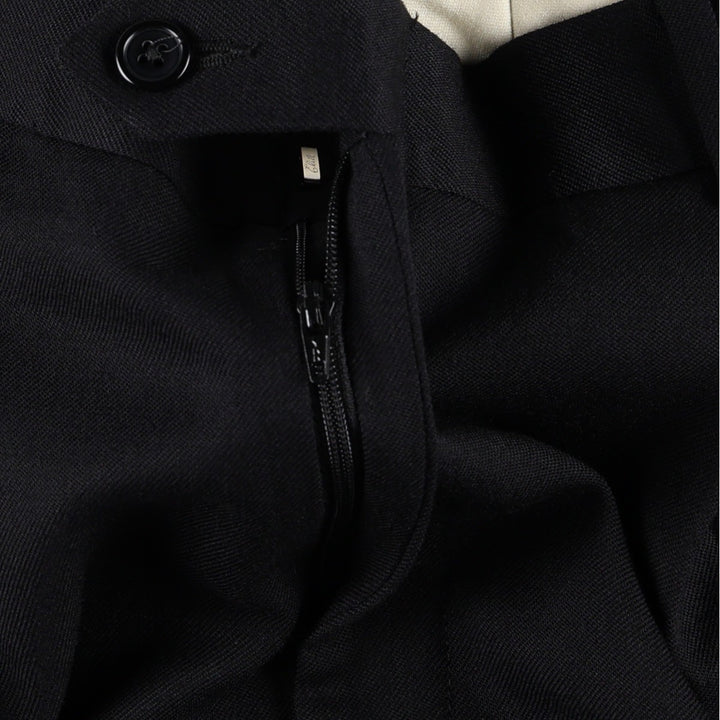 Pendleton PENDLETON Two-pleat wool trousers, men's size W32 (approx.) wool black type Vintage Second Hand