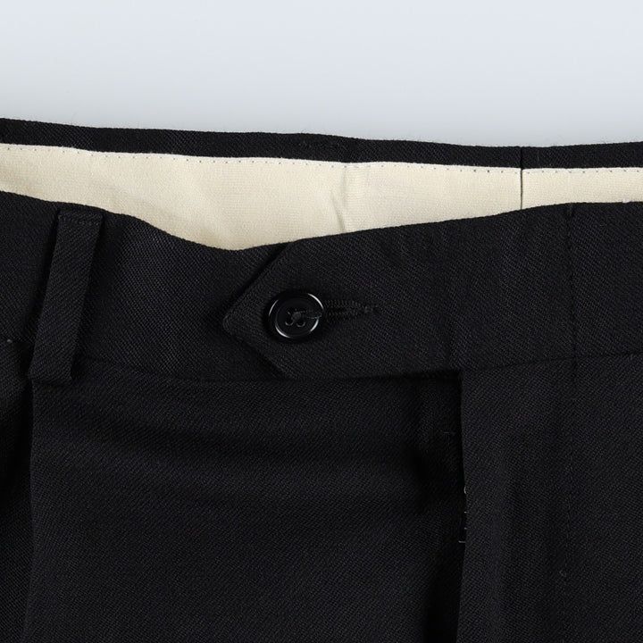 Pendleton PENDLETON Two-pleat wool trousers, men's size W32 (approx.) wool black type Vintage Second Hand