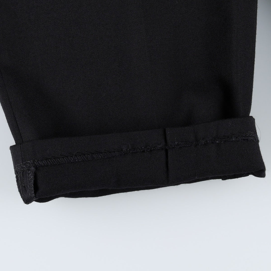Pendleton PENDLETON Two-pleat wool trousers, men's size W32 (approx.) wool black type Vintage Second Hand