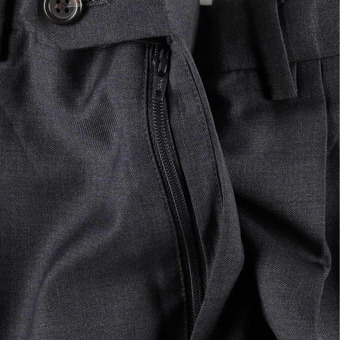 Ralph Lauren RALPH Two-pleat Wool Pants Slacks Men's Size W32 wool Charcoal Vintage Second Hand