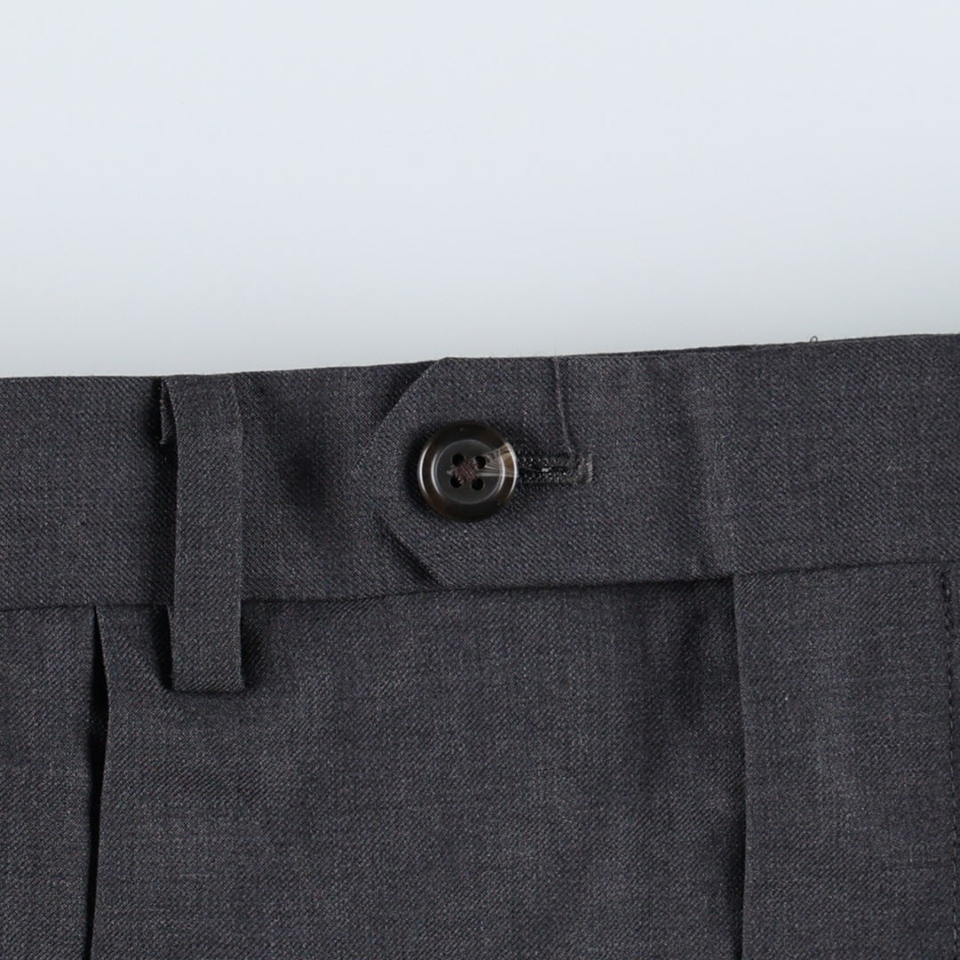 Ralph Lauren RALPH Two-pleat Wool Pants Slacks Men's Size W32 wool Charcoal Vintage Second Hand
