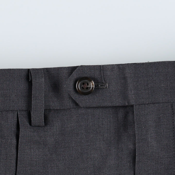Ralph Lauren RALPH Two-pleat Wool Pants Slacks Men's Size W32 wool Charcoal Vintage Second Hand