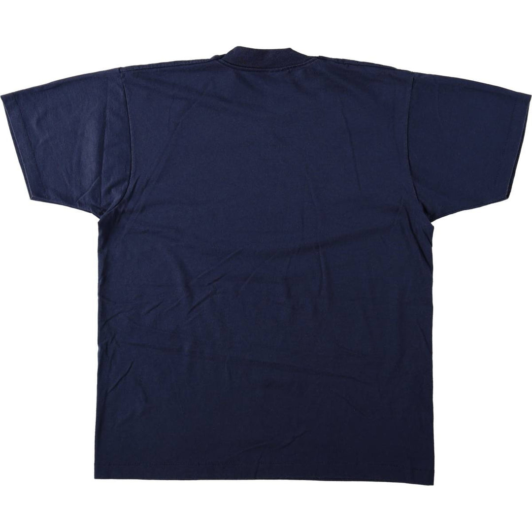 90'S Fruit of the Loom NORTHAMERICAN Advertising T-Shirt, Made in USA, Men's Size L (approx.), Vintage cotton navy blue type Vintage Second Hand