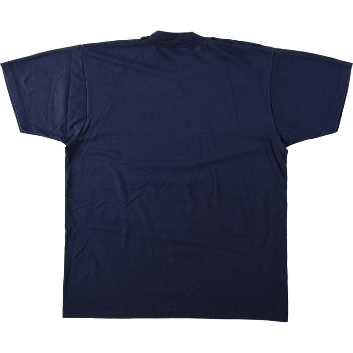 90'S Fruit of the Loom NORTHAMERICAN Advertising T-Shirt, Made in USA, Men's Size L (approx.), Vintage cotton navy blue type Vintage Second Hand
