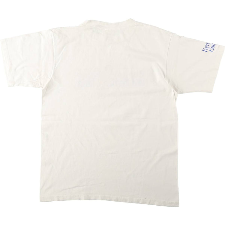 90'S FL Robinson FORREST GUMP Movie T-Shirt, Made in USA, Men's Size L (approx.), Vintage cotton white type Vintage Second Hand