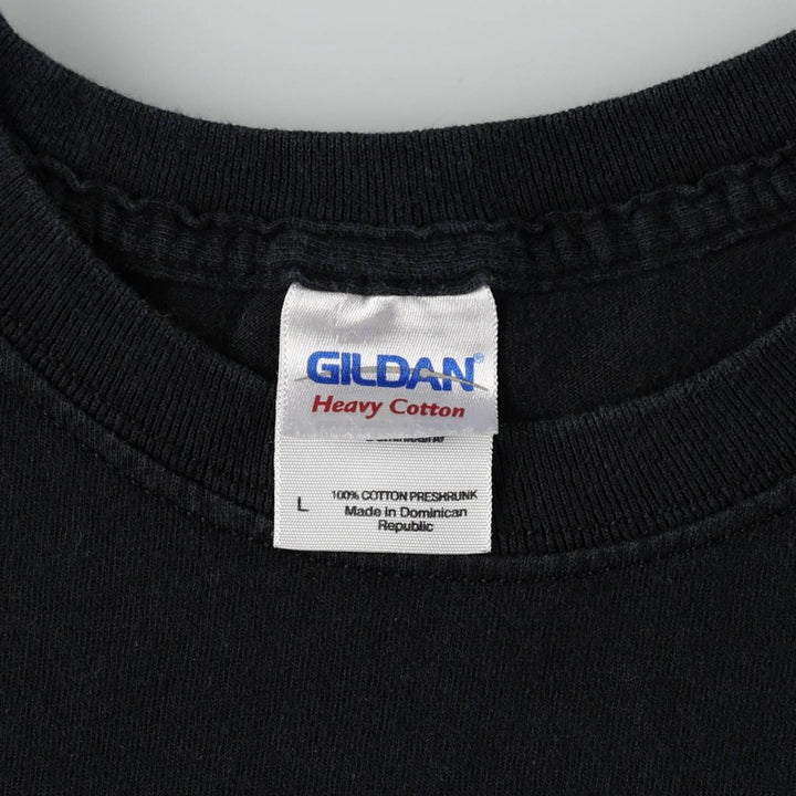 Gildan TARANTULA AZUL Advertising T-Shirt, Men's Size L (approx.) cotton black type Vintage Second Hand