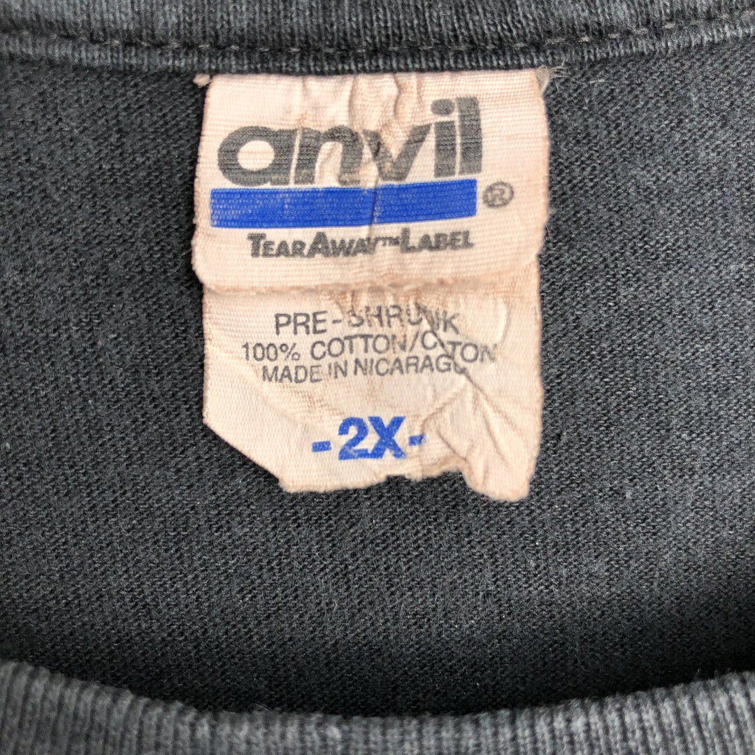 Anvil Trans-Siberian Orchestra Band T-shirt, Men's XXL equivalent. cotton black type Vintage Second Hand