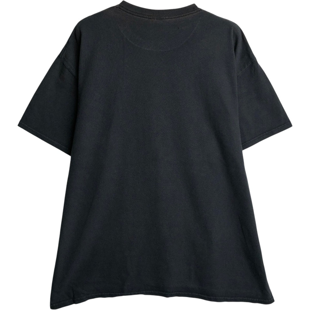 Gildan Printed T-shirt, Men's XL size cotton black type Vintage Second Hand
