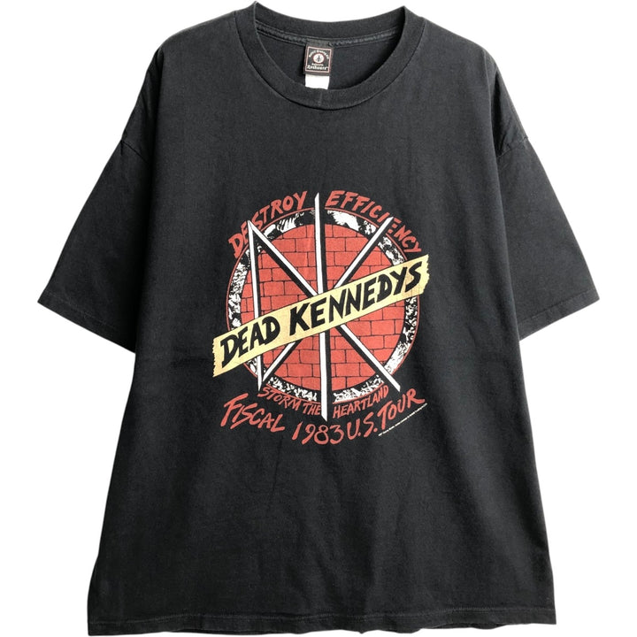 ROCKWARE Dead Kennedys Band T-Shirt, Men's Size L (Equivalent), Crew Neck unclear black type Vintage Second Hand