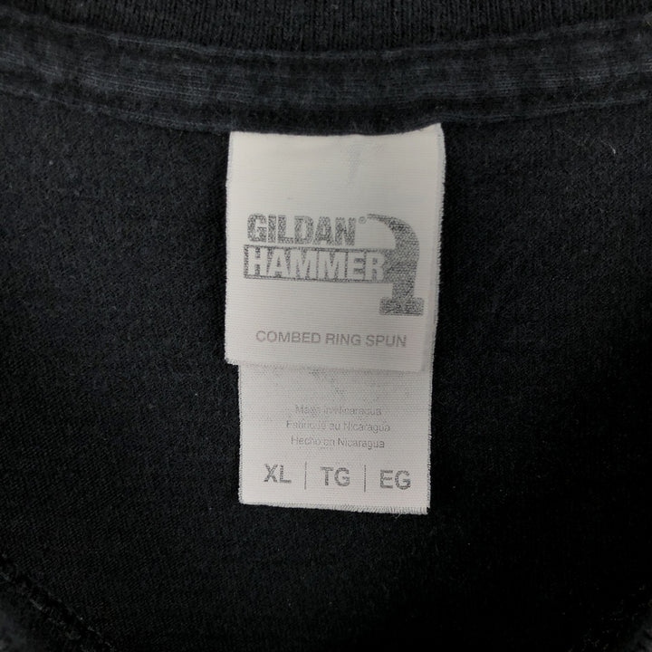 Gildan Toxic Acid Neuron Band T-Shirt (Men's XL equivalent) cotton black type Vintage Second Hand