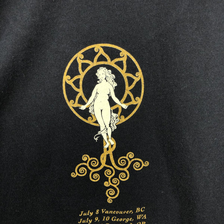 LILITH FAIR Band T-shirt, Made in Canada, Men's Size L (approx.) cotton black type Vintage Second Hand